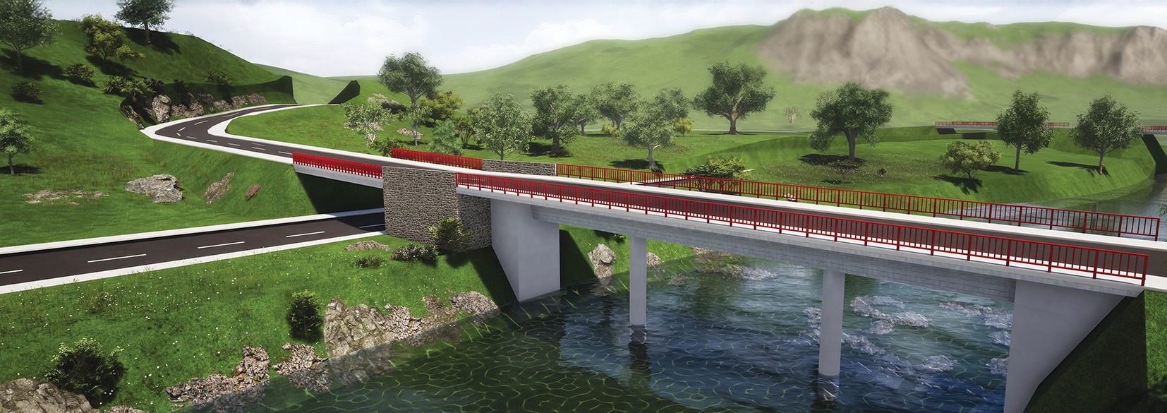 Modern bathroom visualization