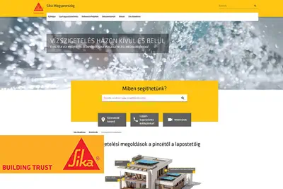 ***Sika - Vízszigetelési megoldások az alépítménytől a lapostetőig