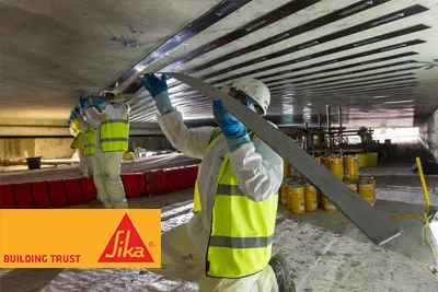 ***Sika - Az ETA bevizsgálással rendelkező Sika CarboDur szénszálas szerkezetmegerősítő rendszer tűzvédelme