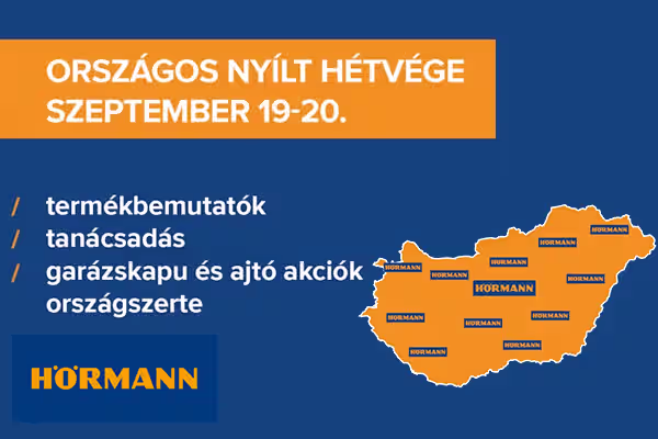 ***Hörmann - Országos Nyílt Hörmann Hétvége!
