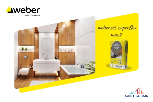 Weber - weberset superflex max2 - Az XXL burkolólapok nagy teljesítményű ragasztója