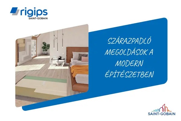 Rigips - Szárazpadló megoldások a modern építészetben