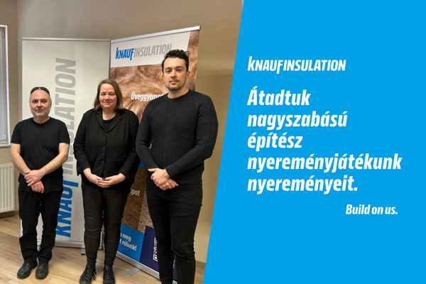 Knauf - Boldog nyertesekkel zárult le nagyszabású építész nyereményjátékunk