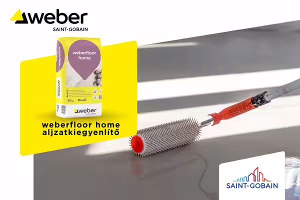 ***Weber - weberfloor home - megbízható aljzatkiegyenlítés otthoni felhasználásra