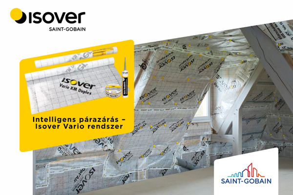 Isover - Intelligens párazárás - az Isover Vario rendszer működés közben