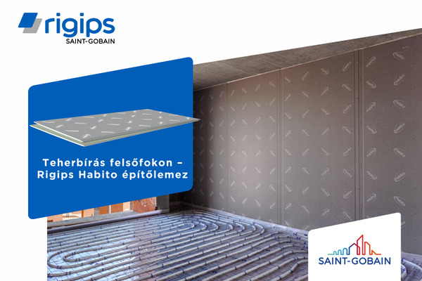 Rigips - Rigips Habito® - amikor a belső fal teherbíró felületté válik