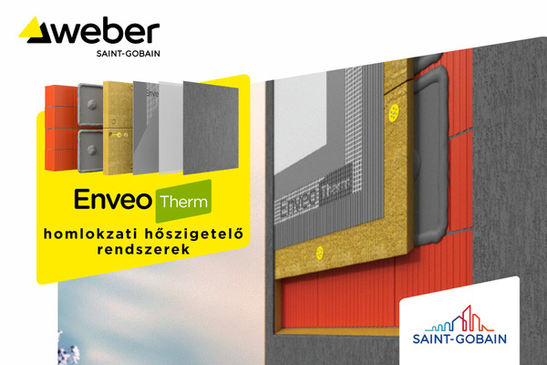 Weber - EnveoTherm homlokzati hőszigetelő rendszerek: tervezési szabadság és rendszerszintű biztonság