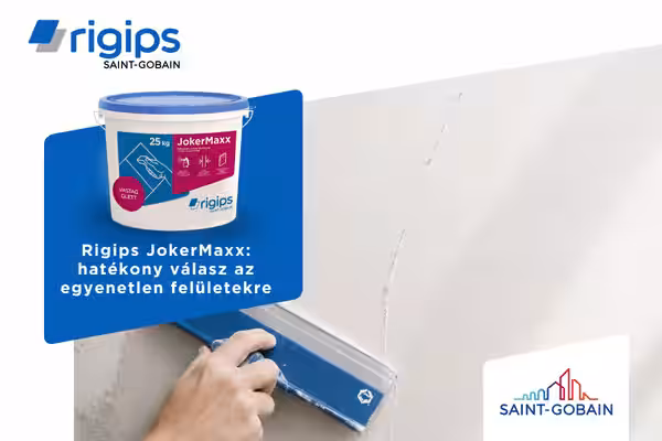 ***Rigips - Rigips JokerMaxx: hatékony válasz az egyenetlen felületekre