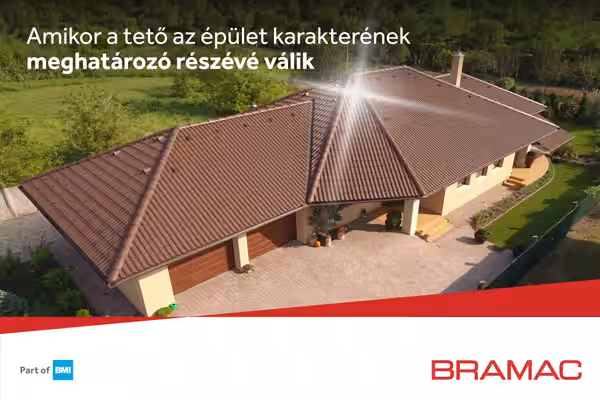 ***Bramac - Amikor a tető az épület karakterének meghatározó részévé válik