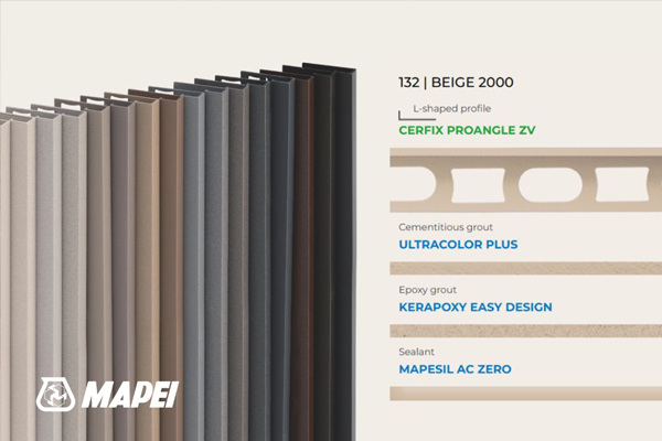 Mapei - Mapei Color profilcsalád - a fuga, a szilikon és a burkolati profilok színének összehangolása