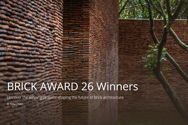 Wienerberger - Meghívó a Brick Award 2026 Nemzetközi építészeti pályázat eredményeinek bemutató eseményér
