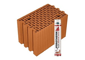 Porotherm 25 N+F Rapid Dryfix tégla