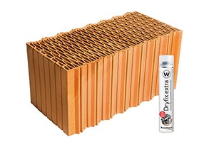 Porotherm 50 X-therm Rapid Dryfix tégla