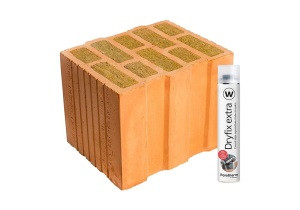 Porotherm 32 Alfa Thermo Rapid Dryfix tégla