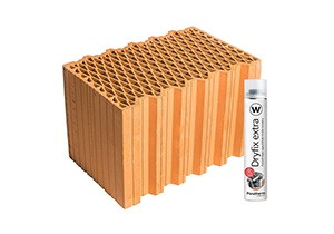 Porotherm 44 X-therm Rapid Dryfix tégla