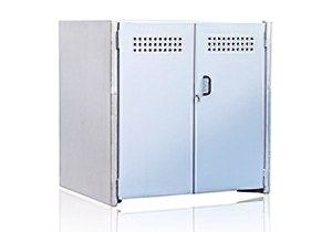 Kubio XXL-ECO Konténertárolók - Fehéralumínium RAL-9006