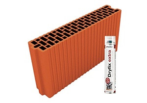 Porotherm 10 N+F neo Rapid tégla Dryfix