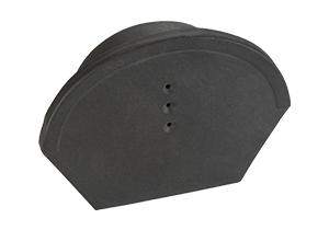 Lekerekített gerinc kezdő- és lezáró elem